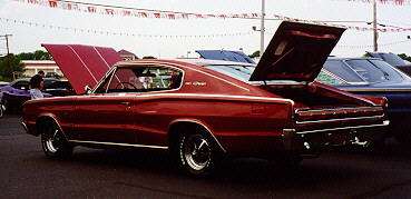 1966 Dodge Charger, left rear view