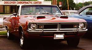 1971 Dodge Dart convertible, right front view